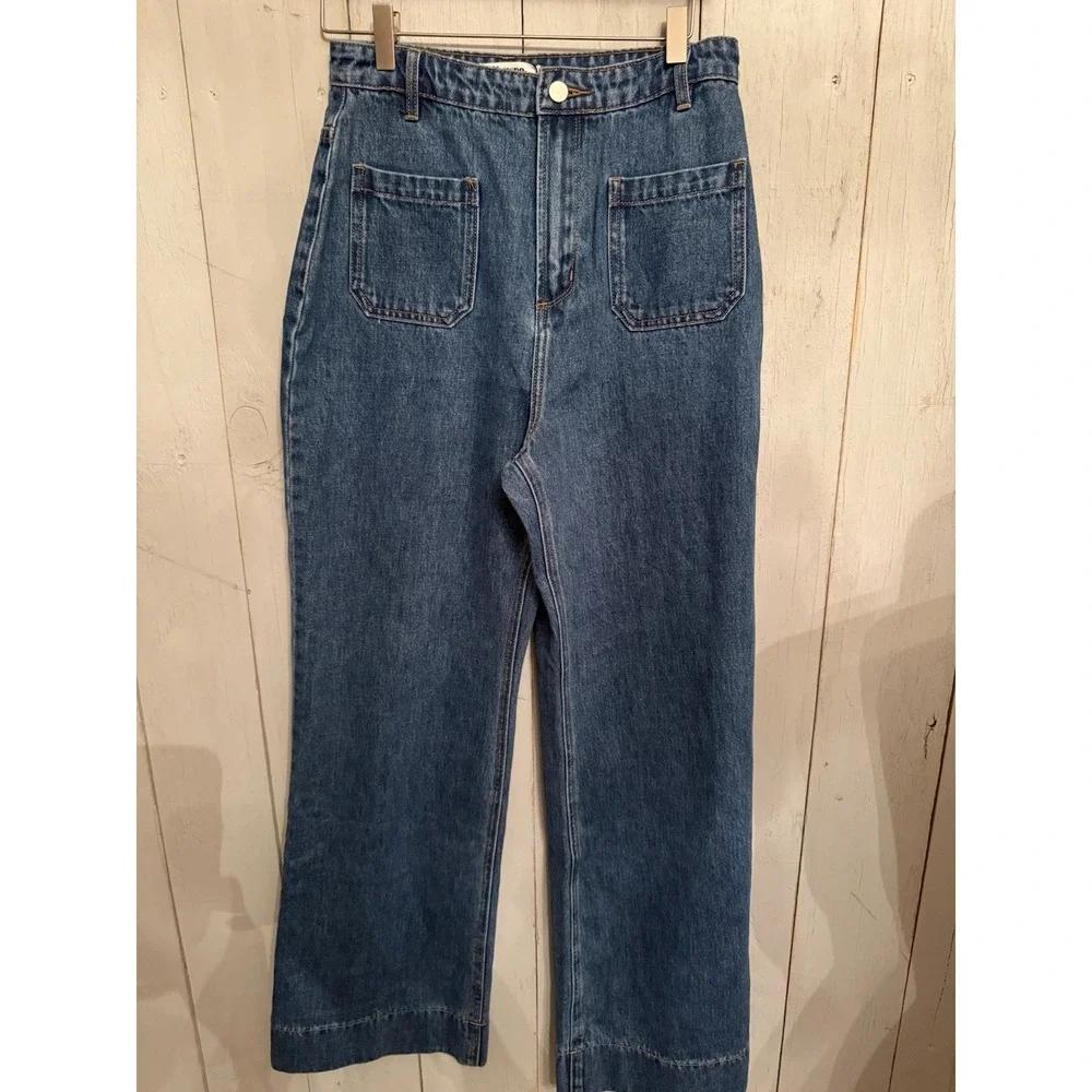 Showpo‎ Vancouver Leg Jeans High Waisted Straight Women's 6 NWT 109$